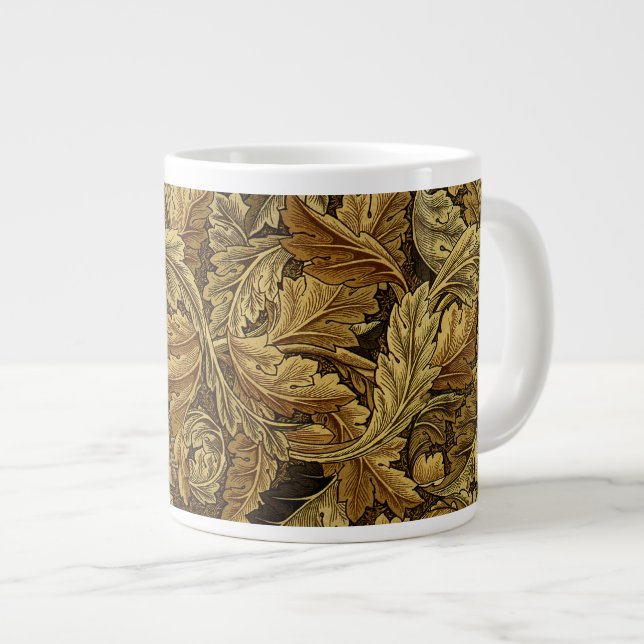 Tasse Géante L'automne quitte William Morris motif (Devant droit)