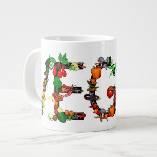 Tasse Géante Légumes végétaliens