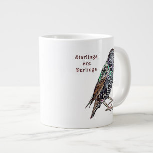 Tasse Géante Les étourneaux sont des chéris