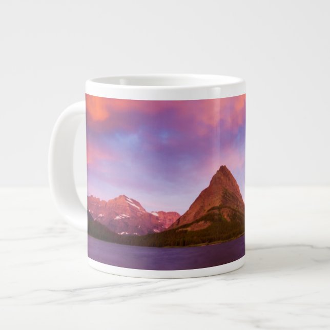 Tasse Géante Lever de soleil au glacier (Devant gauche)