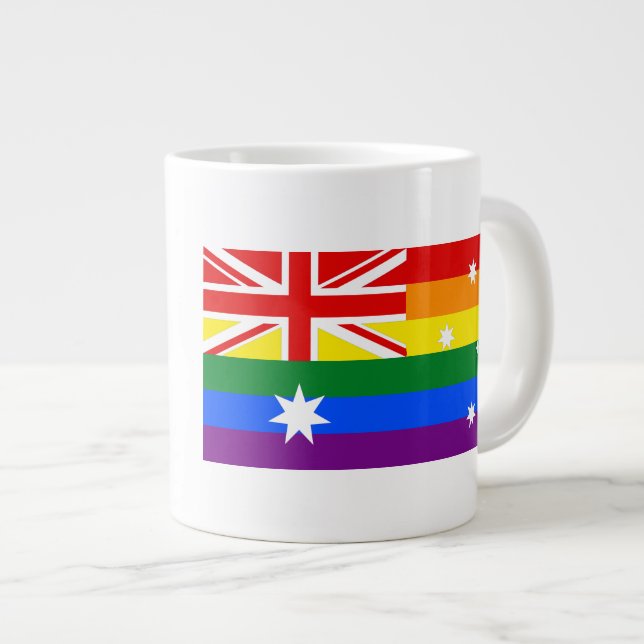 Tasse Géante LGBT Australie (Devant droit)