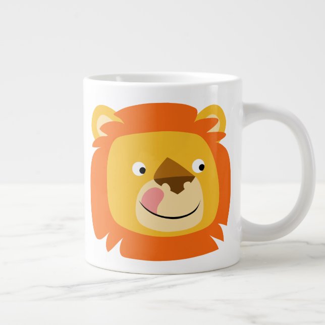 Tasse Géante Lion caricature doux Yummy (Droite)