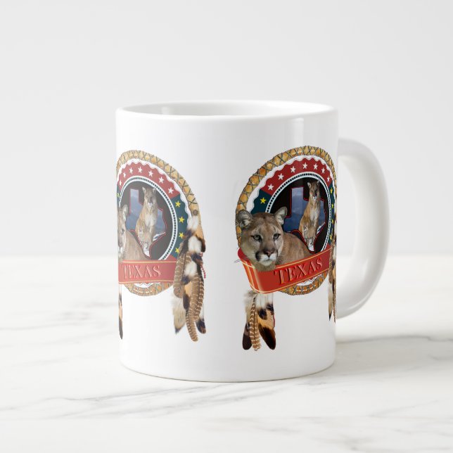 Tasse Géante Lion de montagne du Texas (Devant droit)