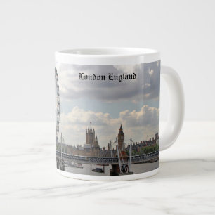 Tasse Géante Londres Angleterre Skyline, Big Ben, London Eye, T