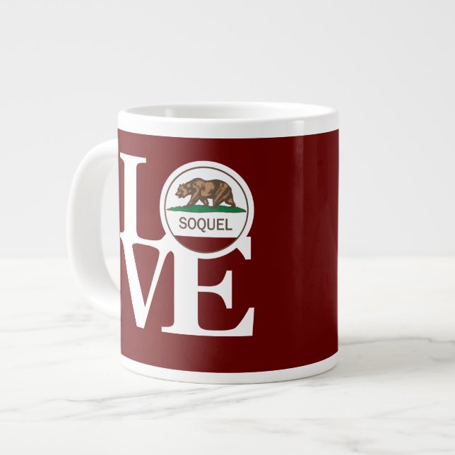 Tasse Géante LOVE Soquel Grande (Devant gauche)