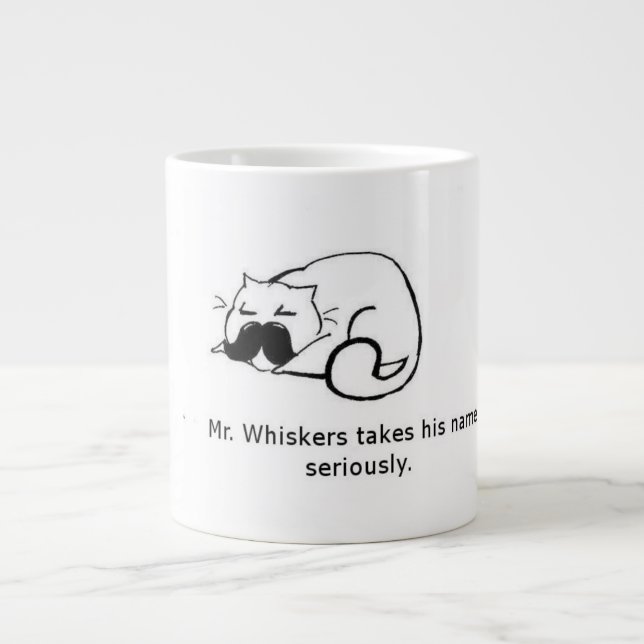 Tasse Géante M. Whiskers (Devant)