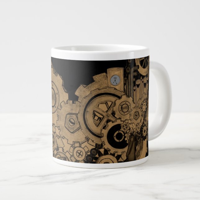 Tasse Géante Machines à vapeur (cuivre) (Devant droit)