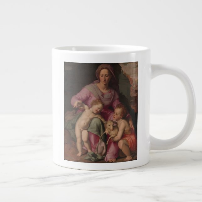Tasse Géante Madonna et l'enfant avec Saint Jean Baptiste (Droite)
