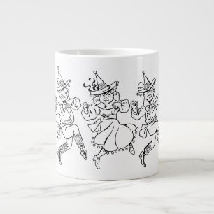 Tasse Géante Magicien vintage d'Oz, mignonne Munchkins Dansant