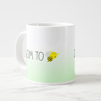 Tasse Géante Maman va être, Bumblebebe vert/Jaune