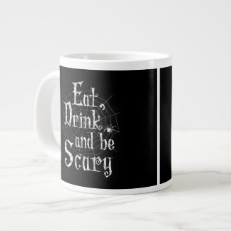 Tasse Géante Mangez, buvez et ayez peur Halloween Funny Spider