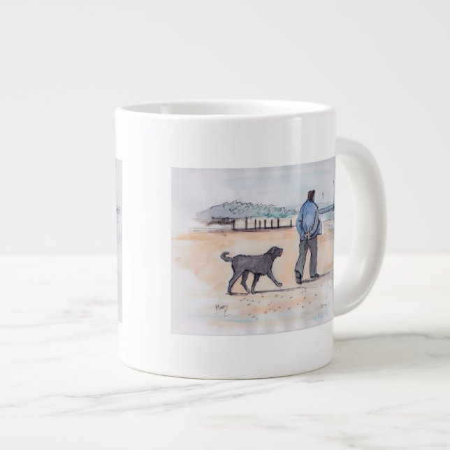 Tasse Géante marchant le chien - 07 (Devant droit)
