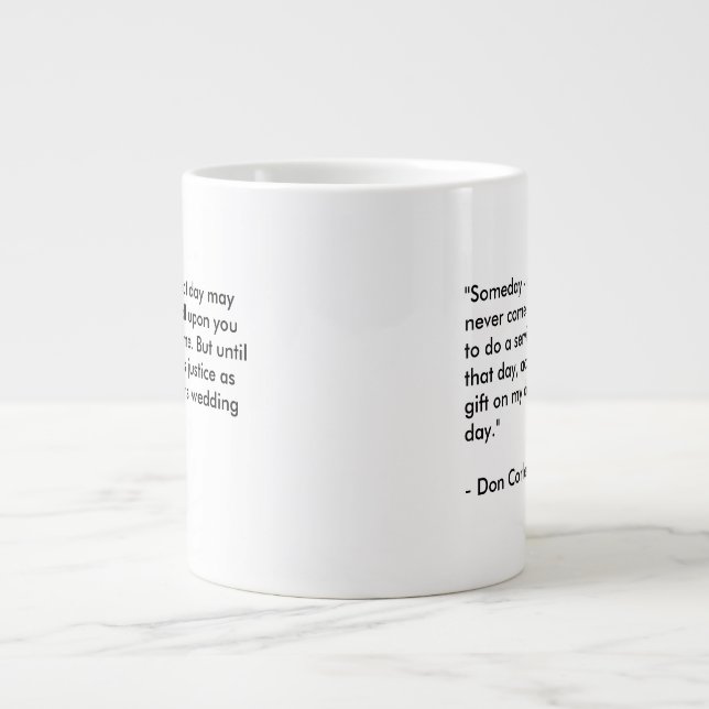 Tasse Géante Marraine (Devant)