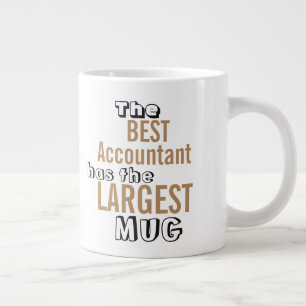 Tasse Géante Meilleur Comptable Amusant Citation Comptable Big
