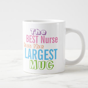 Tasse Géante Meilleur NURSE Amusant Grand Humour - Citation de