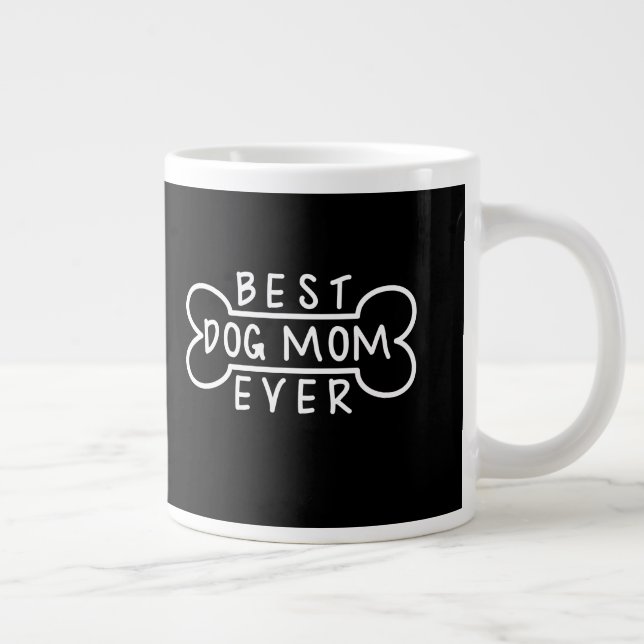Tasse Géante Meilleure mère de chien de chien Meilleur Amoureux (Droite)