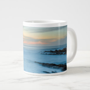 Tasse Géante Mer bleue au coucher du soleil, Californie