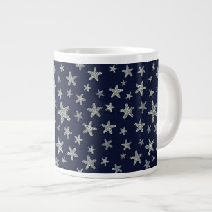 Tasse Géante Mer de motif d'étoiles de mer