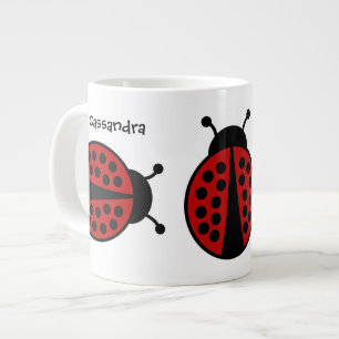 Tasse Géante Mignonne femme bourre tout autour