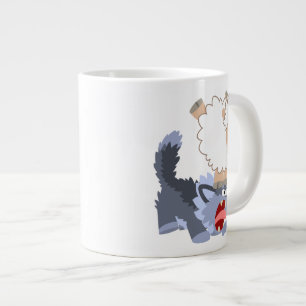 Tasse Géante Mignonne joueuse de dessin mouton et loup Jumbo Mu
