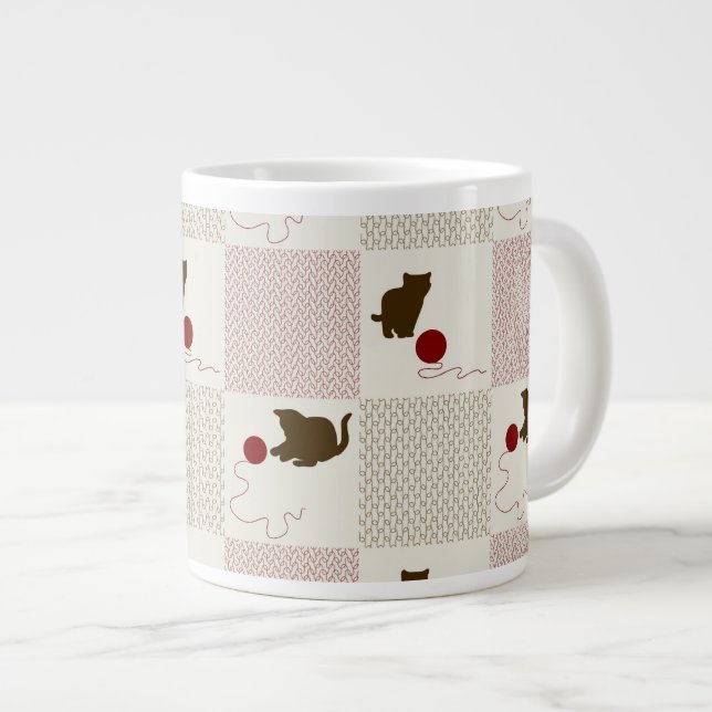 Tasse Géante Milieux de chatons (Devant droit)