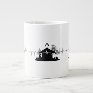 Tasse géante minimale unique Nativité Rythme cardi