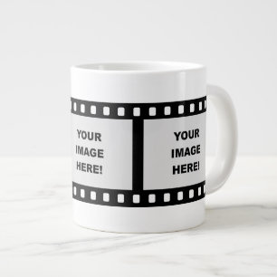 Tasse Géante Modèle de bande de film