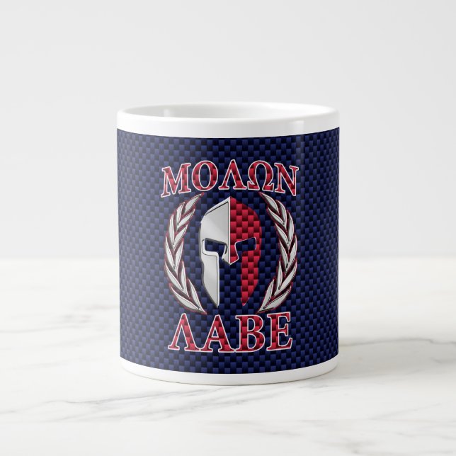 Tasse Géante Molon Labe Spartan (Devant)