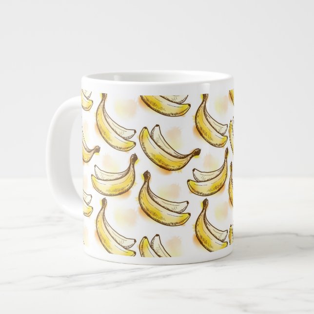 Tasse Géante Motif à la banane (Devant gauche)