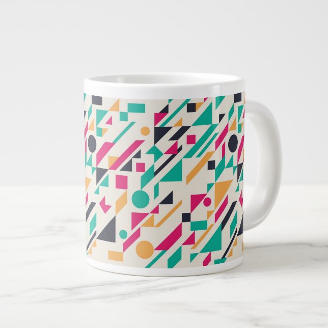 Tasse Géante motif Abstrait 3 (Devant droit)