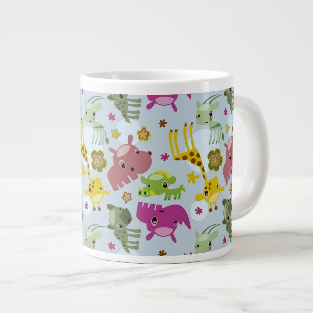 Tasse Géante motif animal de safari (Devant droit)