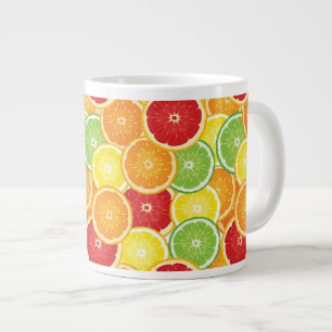 Tasse Géante Motif aux agrumes