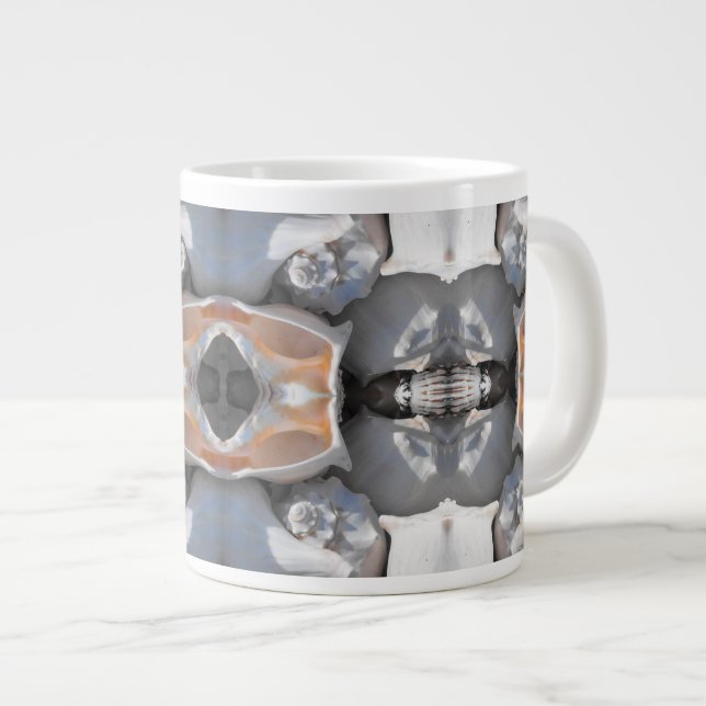 Tasse Géante Motif Coquillage (Devant droit)
