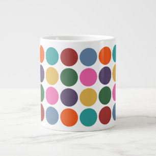 Tasse Géante Motif de Big Polka Dot amusant et coloré