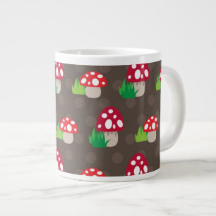 Tasse Géante motif de champignons