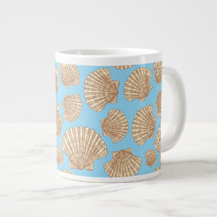 Tasse Géante Motif de coquillage de style Vintage