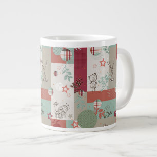 Tasse Géante Motif de la courtepointe 2