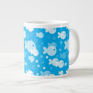 Tasse Géante motif de poissons