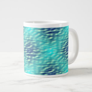 Tasse Géante Motif d'eau de la piscine claire et foncée