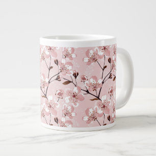 Tasse Géante Motif des fleurs de cerisiers