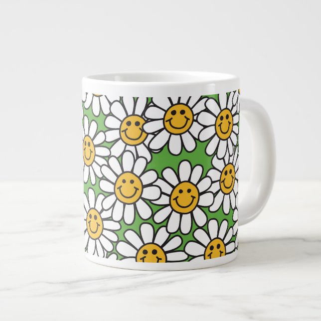 Tasse Géante Motif des fleurs de marais (Devant droit)