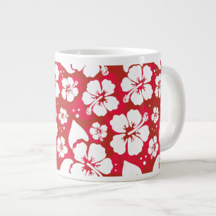 Tasse Géante Motif des fleurs d'Hibiscus