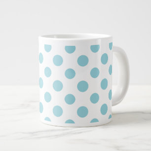 Tasse Géante Motif des Pois Blancs Bébés