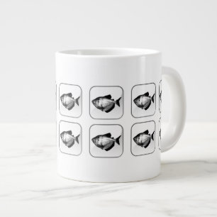 Tasse Géante Motif du Carré de la jupe noire