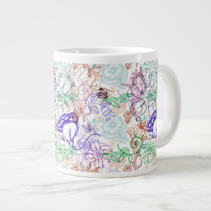 Tasse Géante Motif floral 8