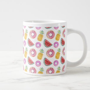 Tasse Géante Motif flottant de la piscine d'eau douce Pastel