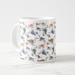 Tasse Géante Motif fou mignon d'oiseau - observateur d'oiseau