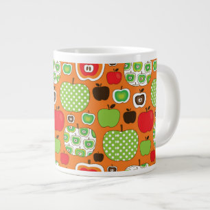 Tasse Géante Motif mignon d'illustration de pomme