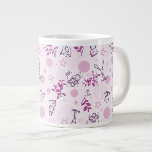 Tasse Géante motif présentant des bébés animaux vintages