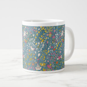 Tasse Géante motif romantique Abstrait avec dessin animé